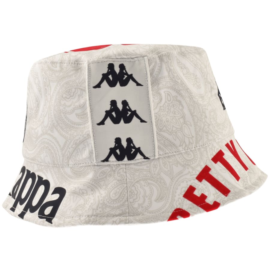 Image number 3 for Pretty Green X Kappa World Cup Bucket Hat White