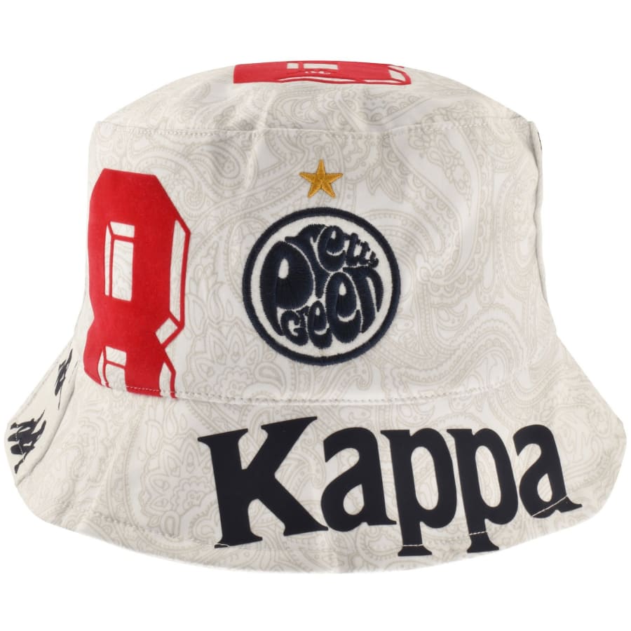 Image number 1 for Pretty Green X Kappa World Cup Bucket Hat White