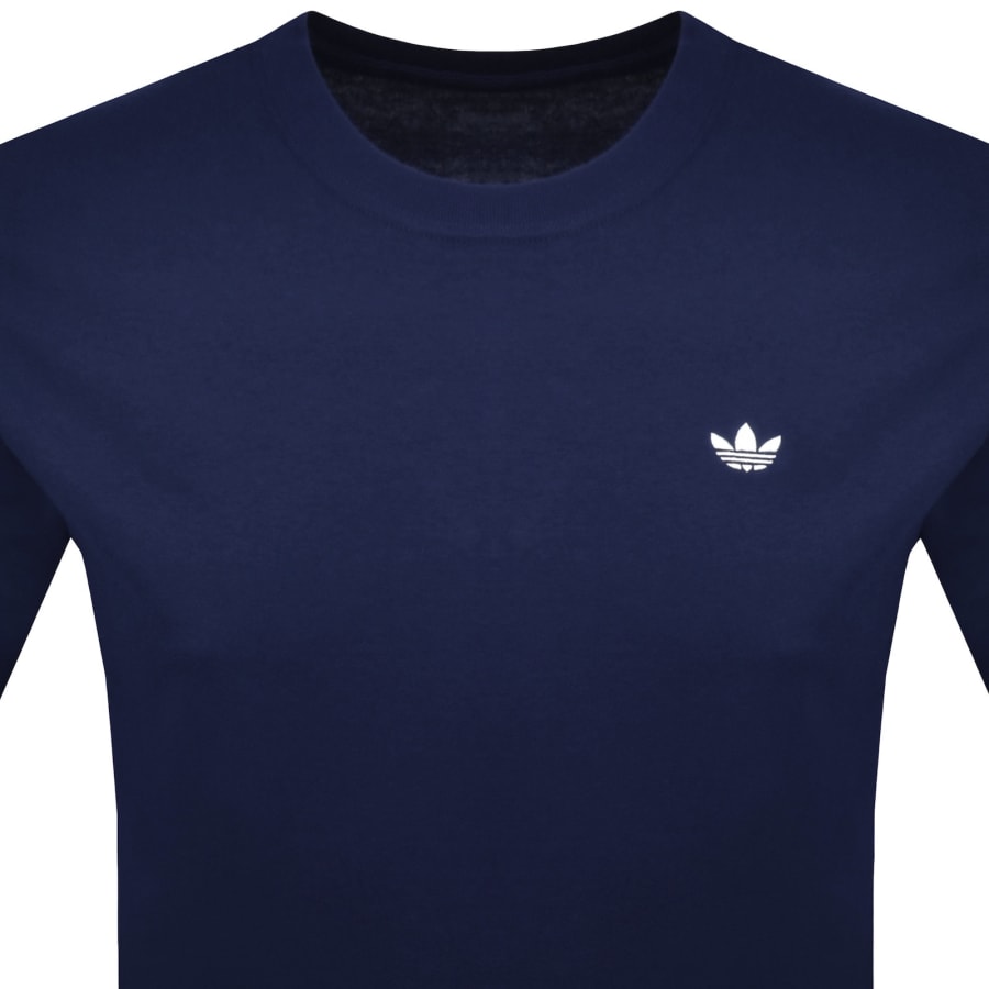 Image number 2 for adidas Essential Trefoil T Shirt Navy