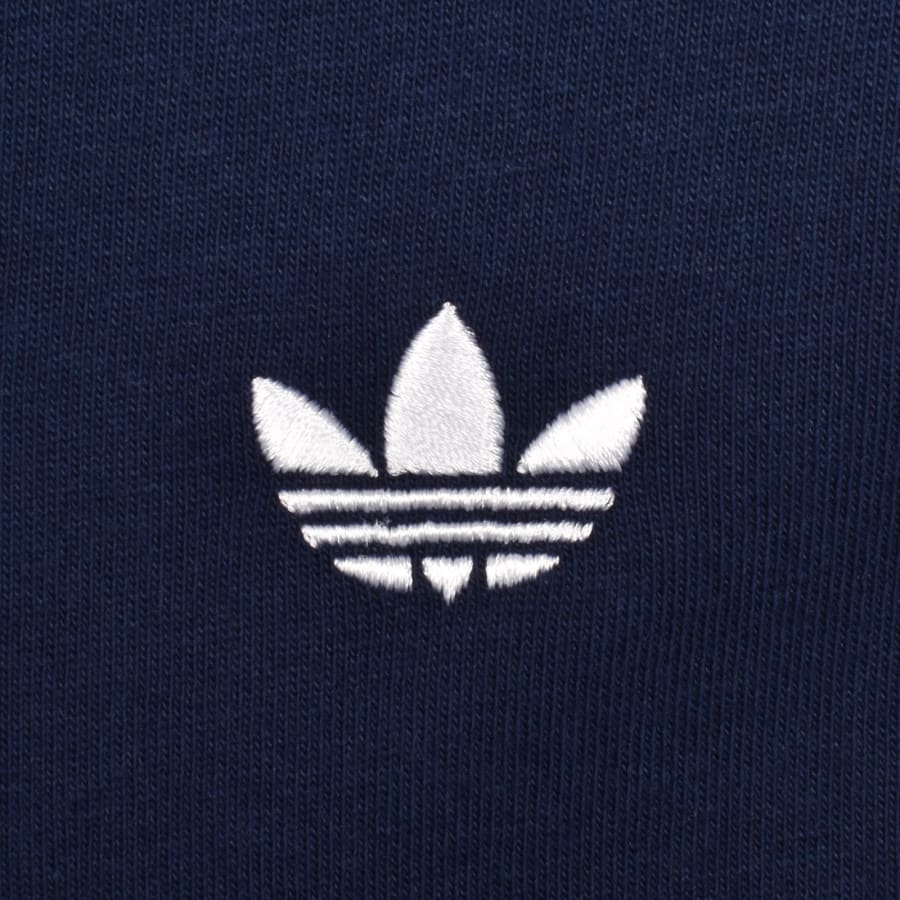 Image number 3 for adidas Essential Trefoil T Shirt Navy