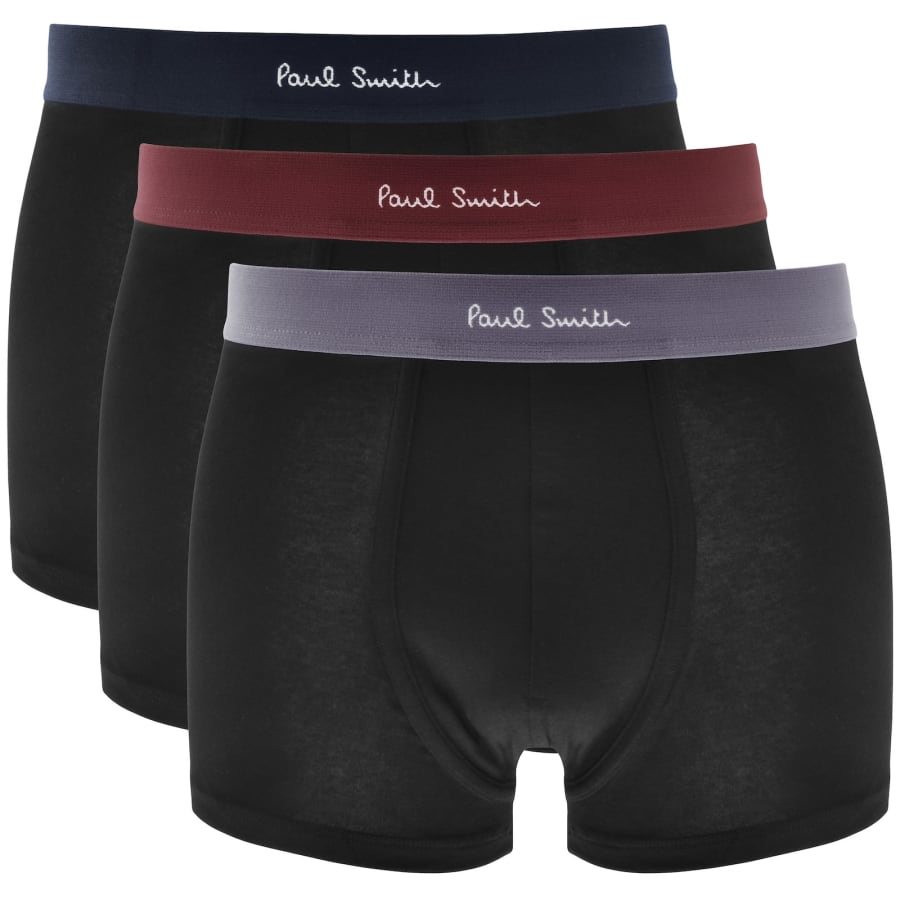 Image number 1 for Paul Smith 3 Pack Trunks Black