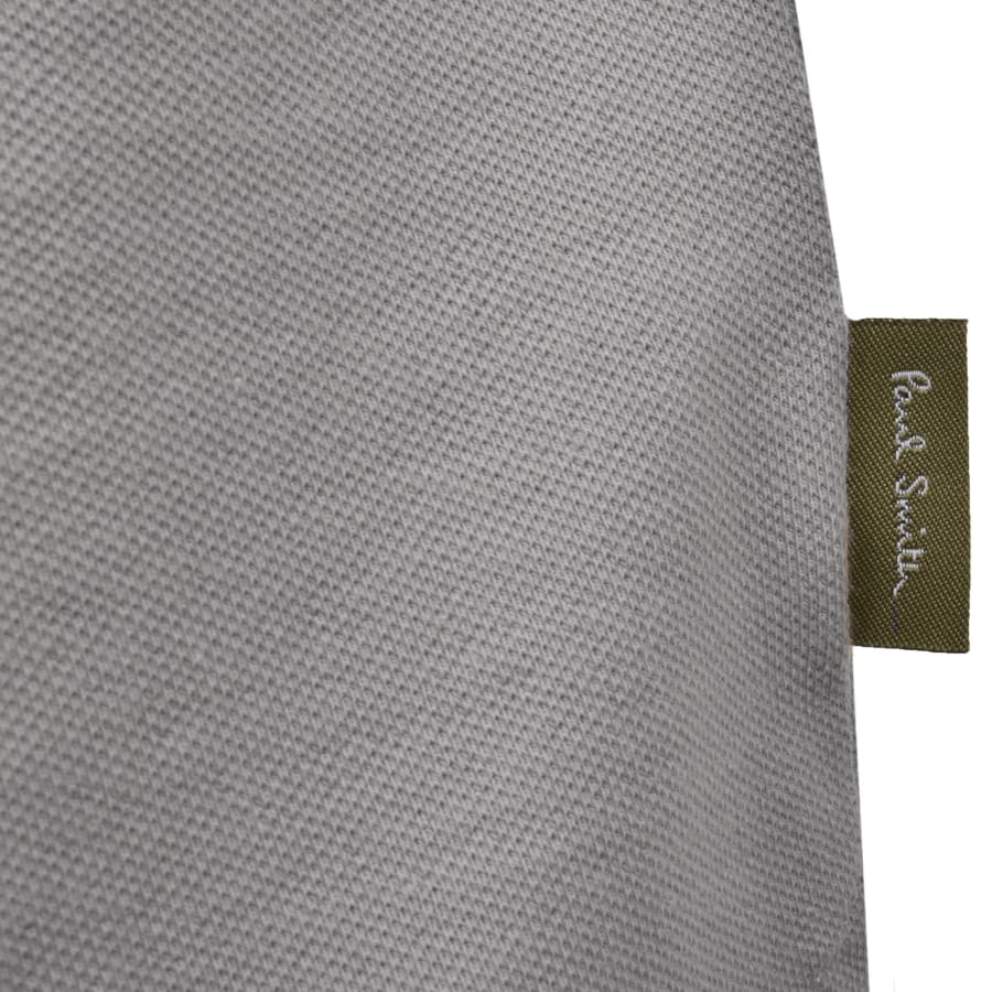 Image number 3 for Paul Smith Tipped Polo T Shirt Grey