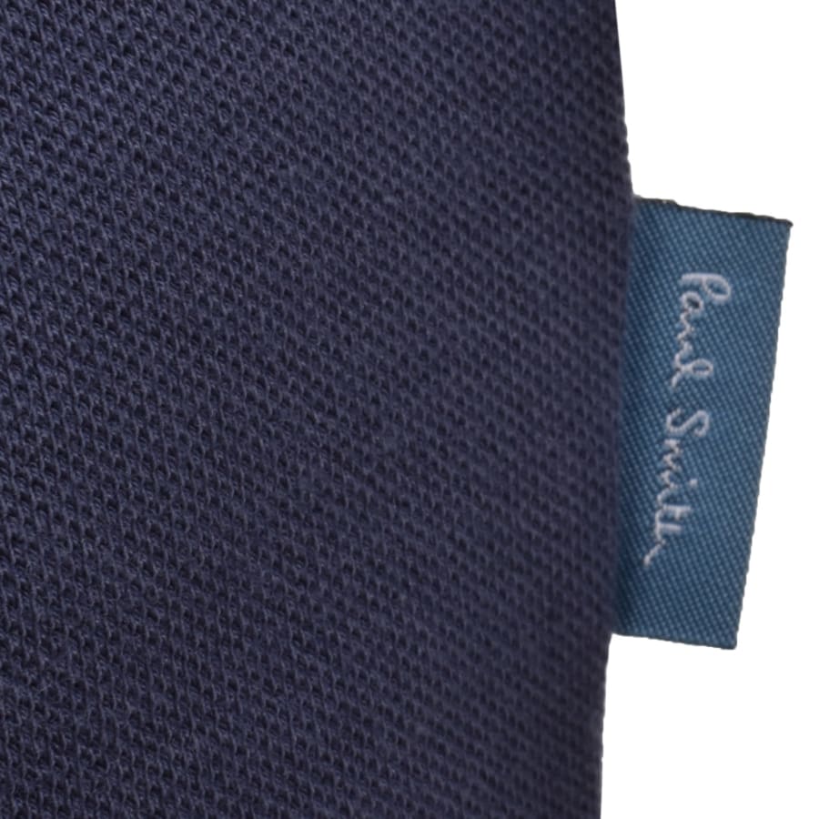 Image number 3 for Paul Smith Tipped Polo T Shirt Blue