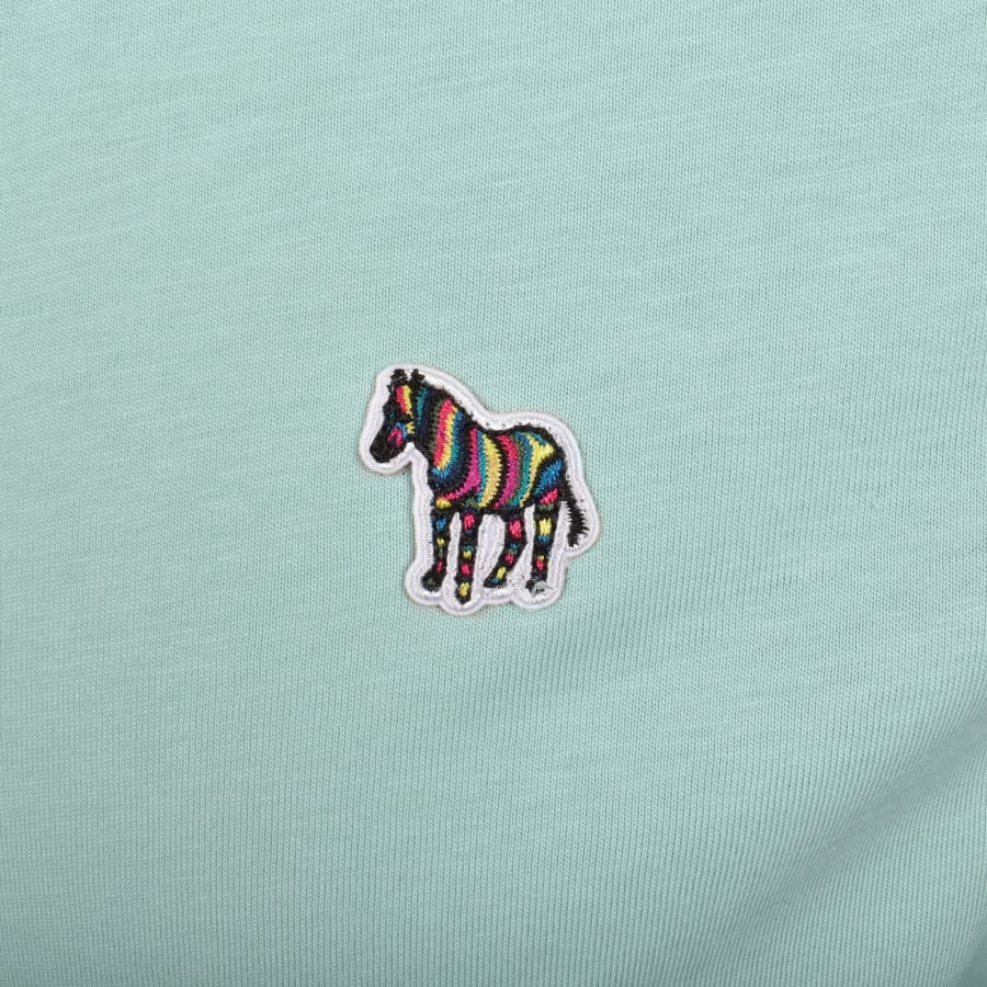 Image number 3 for Paul Smith Long Sleeve Zebra T Shirt Light Blue