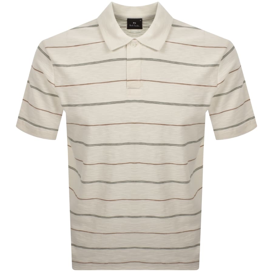 Image number 1 for Paul Smith Casual Fit Polo Beige