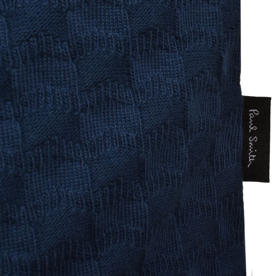 Image number 3 for Paul Smith Button Front Polo Shirt Blue