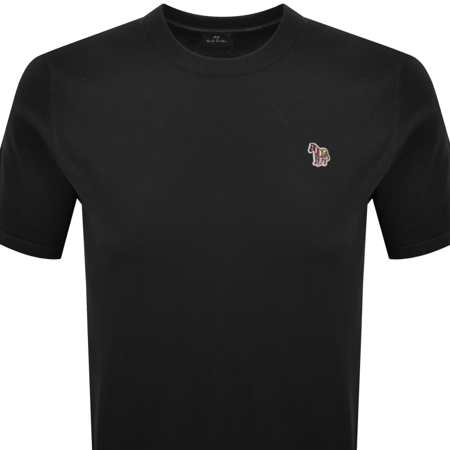Image number 2 for Paul Smith Short Sleeve Knit Jumper Navy