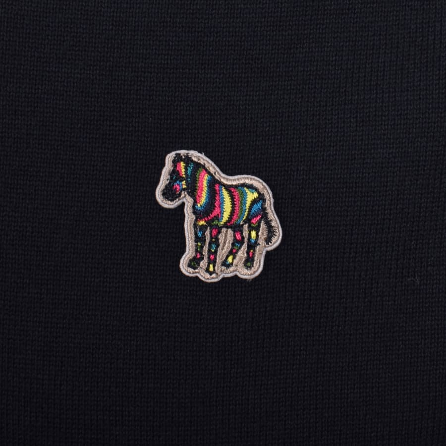 Image number 3 for Paul Smith Knit Polo T Shirt Navy
