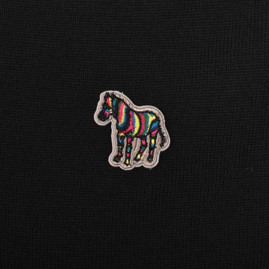 Image number 3 for Paul Smith Knit Polo T Shirt Black