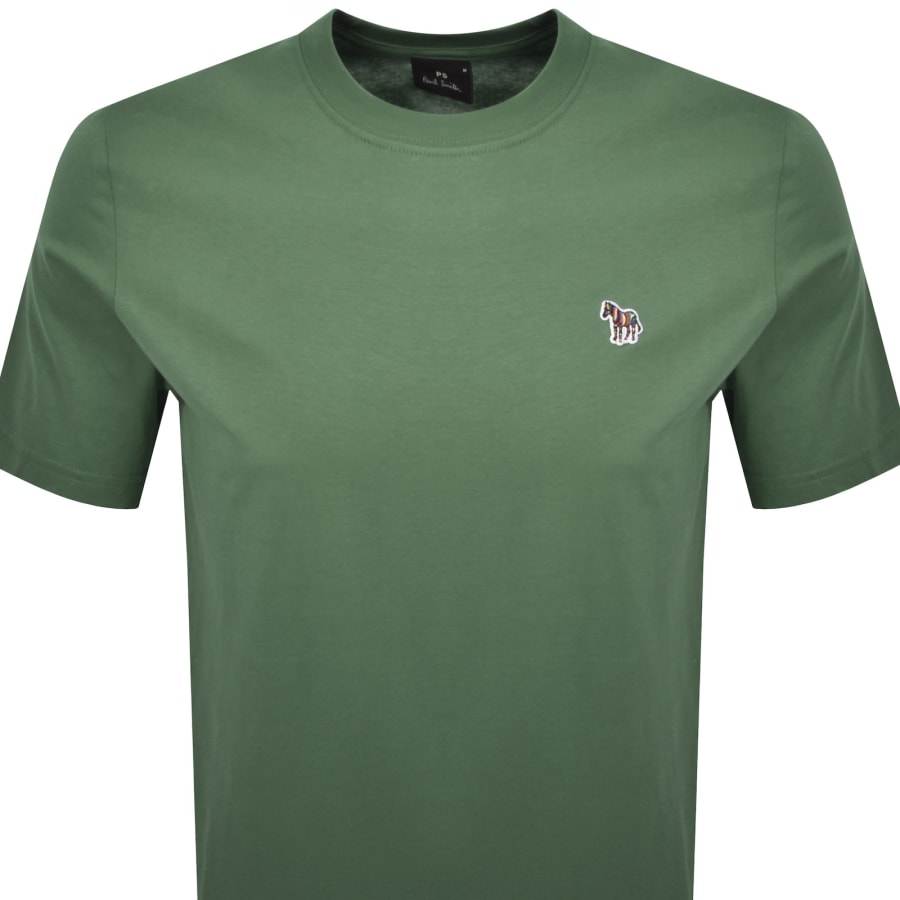 Image number 2 for Paul Smith Short Sleeve Zebra T Shirt Green