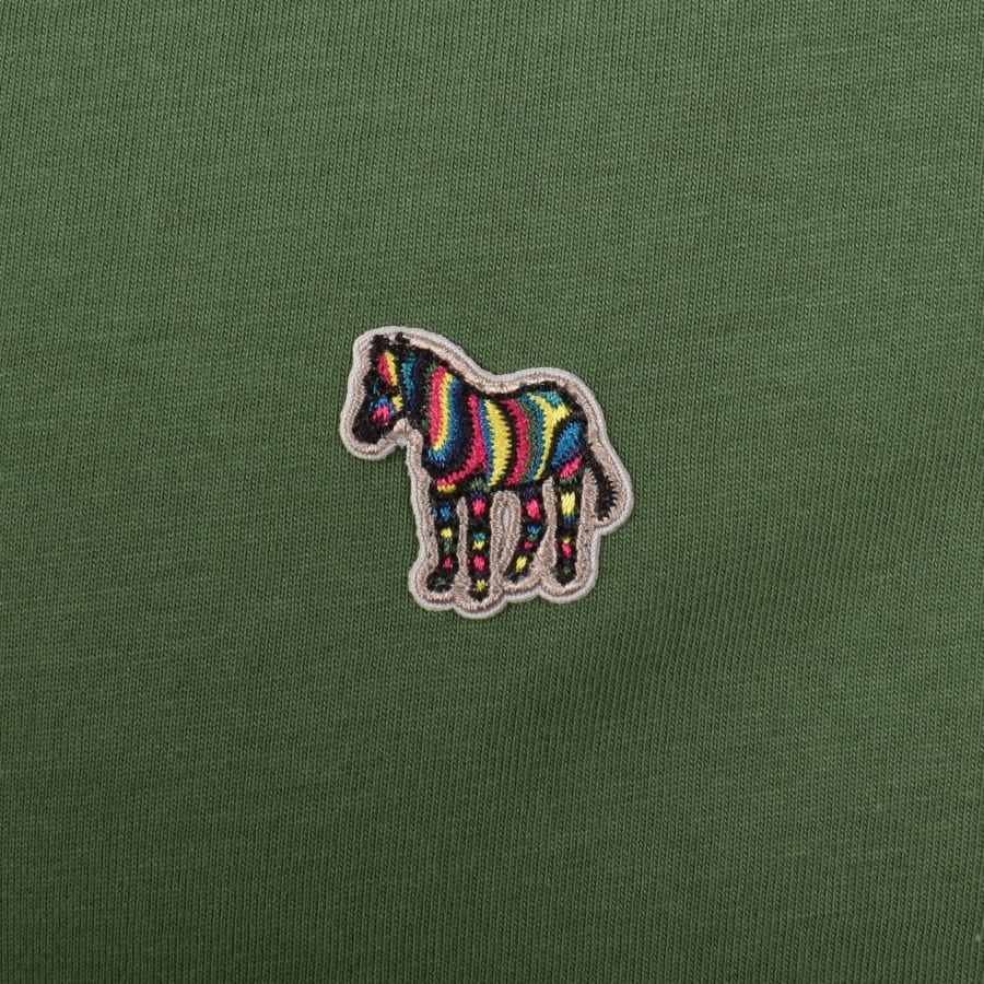 Image number 3 for Paul Smith Short Sleeve Zebra T Shirt Green