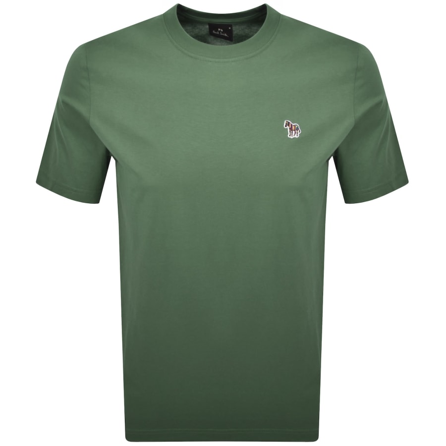 Image number 1 for Paul Smith Short Sleeve Zebra T Shirt Green