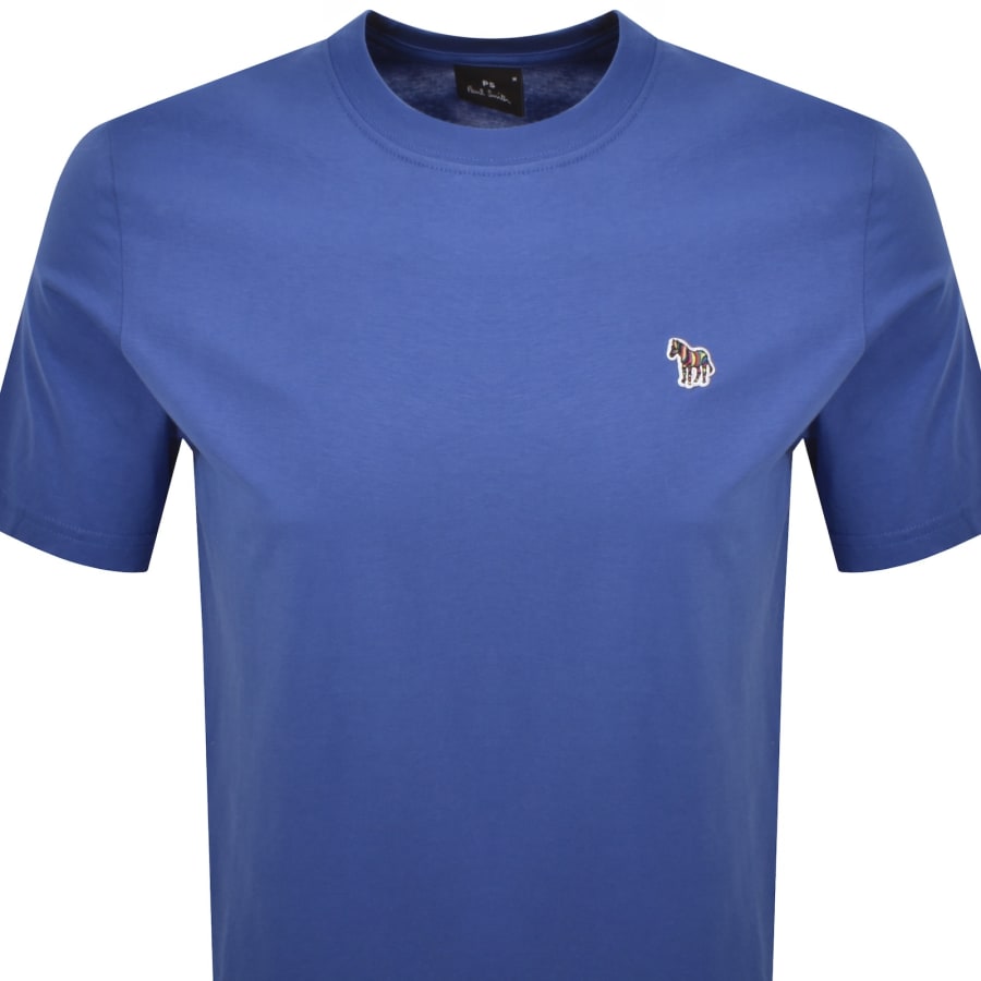 Image number 2 for Paul Smith Short Sleeve Zebra T Shirt Blue
