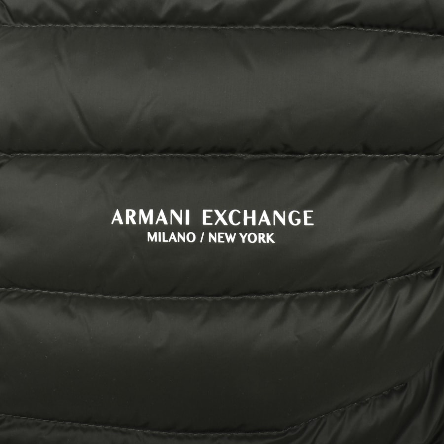 Image number 3 for Armani Exchange Down Gilet Peat Green