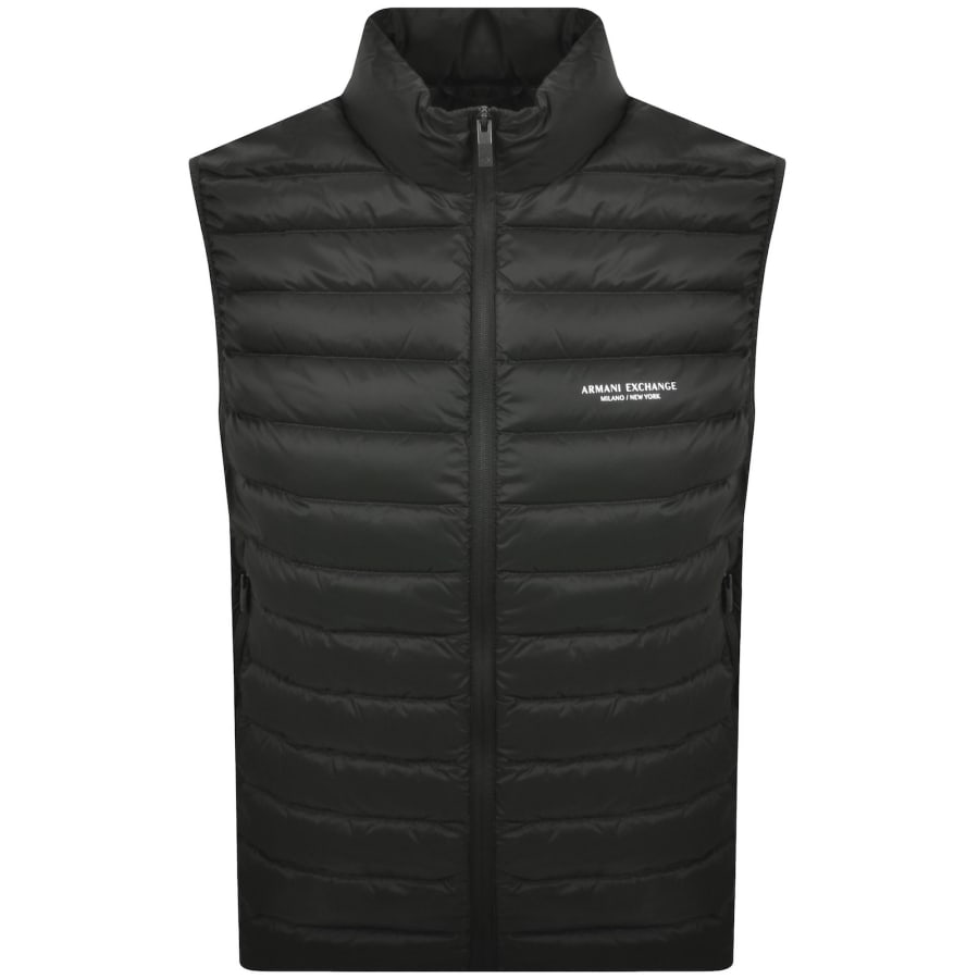 Image number 1 for Armani Exchange Down Gilet Peat Green