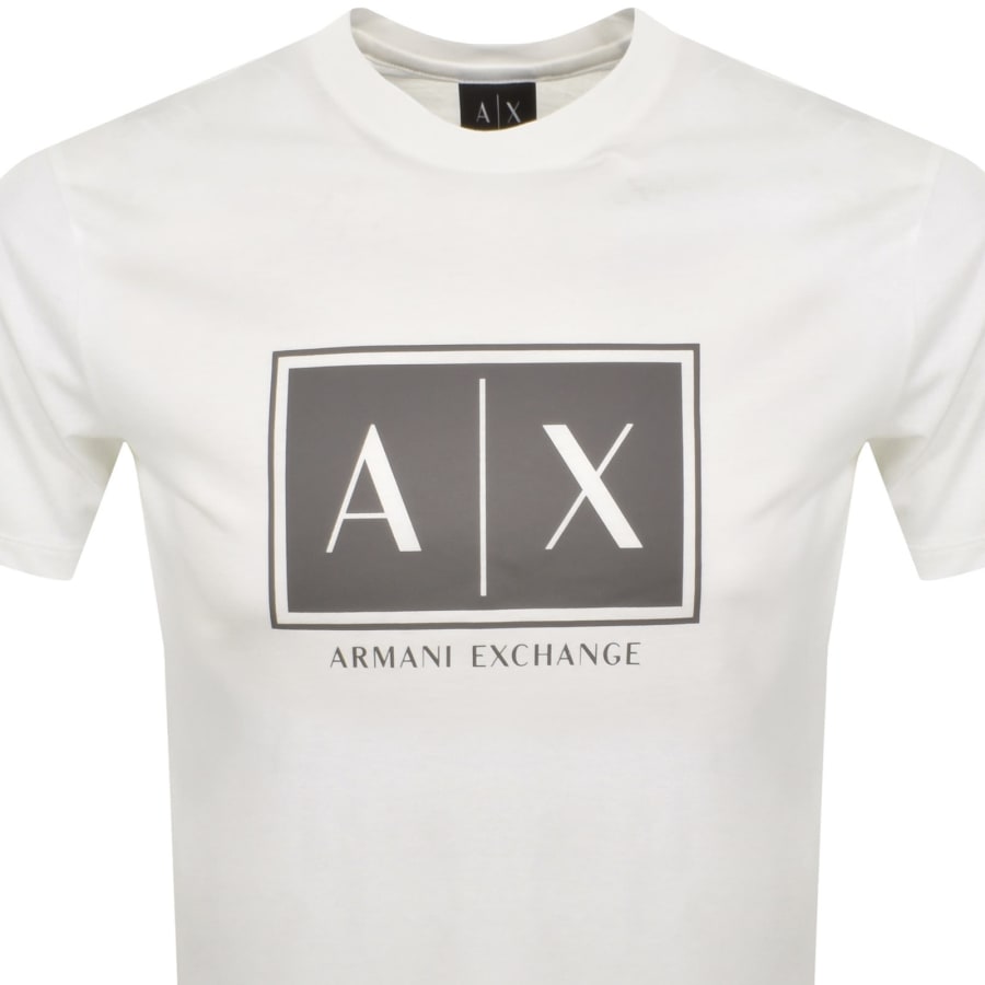 Image number 2 for Armani Exchange Crew Neck T Shirt Off White