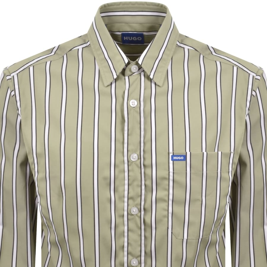 Image number 2 for HUGO Blue Ebalto 1 Shirt Green