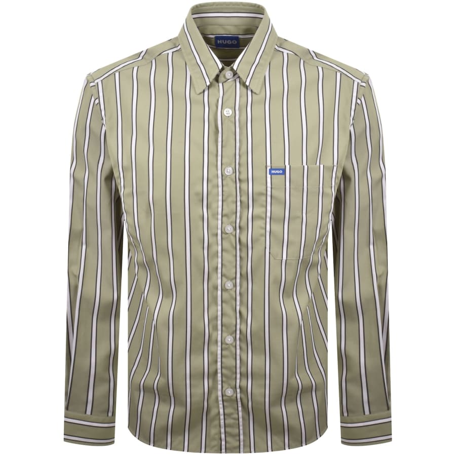 Image number 1 for HUGO Blue Ebalto 1 Shirt Green