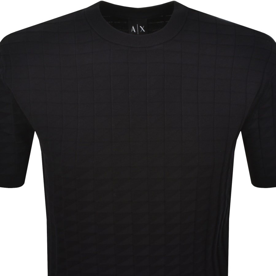 Image number 2 for Armani Exchange Knit Jumper Navy