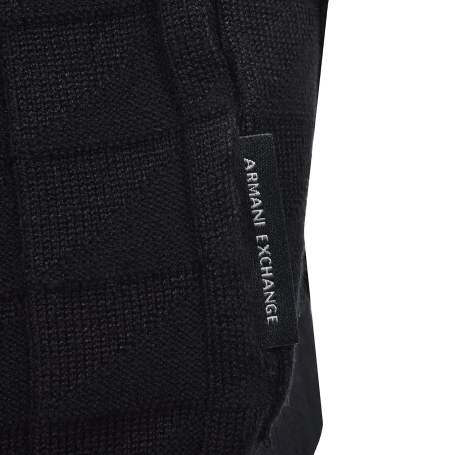 Image number 3 for Armani Exchange Knit Jumper Navy