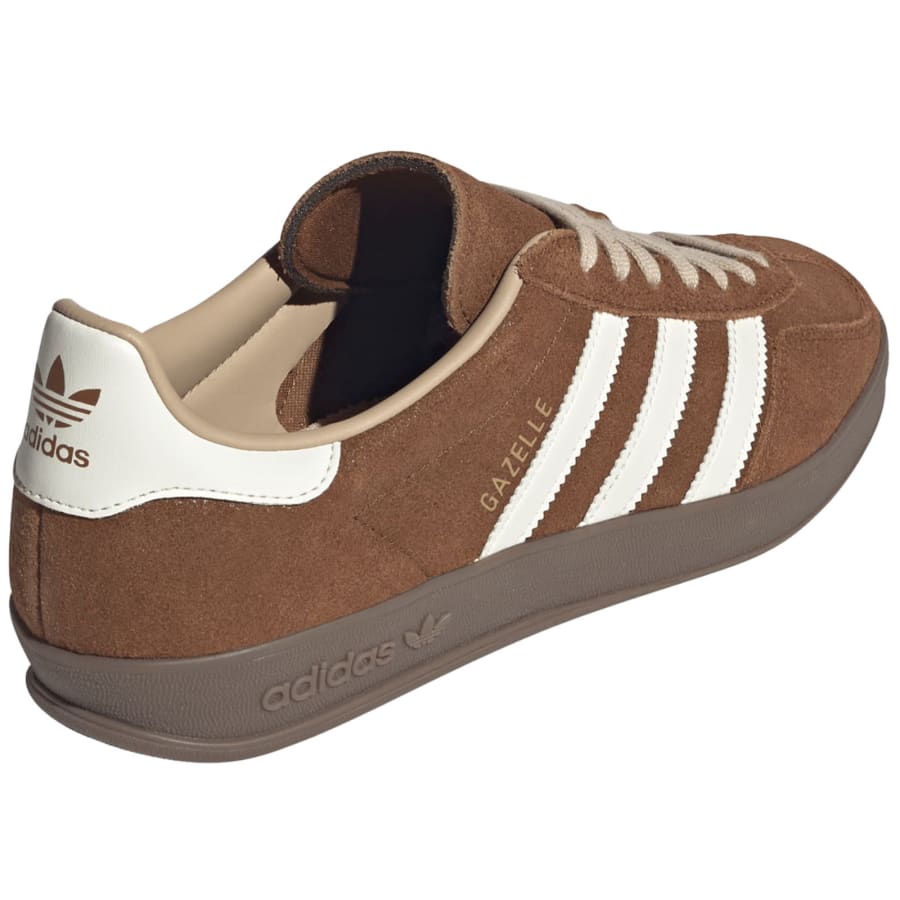 Image number 2 for adidas Originals Gazelle Indoor Trainers Brown