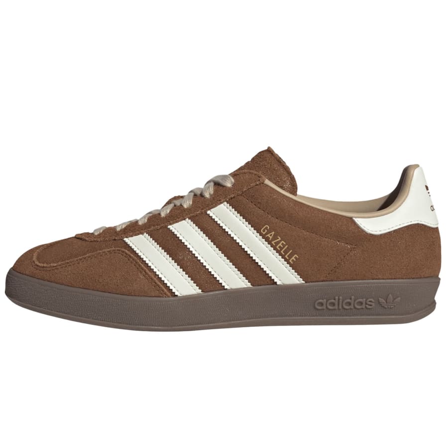 Image number 1 for adidas Originals Gazelle Indoor Trainers Brown