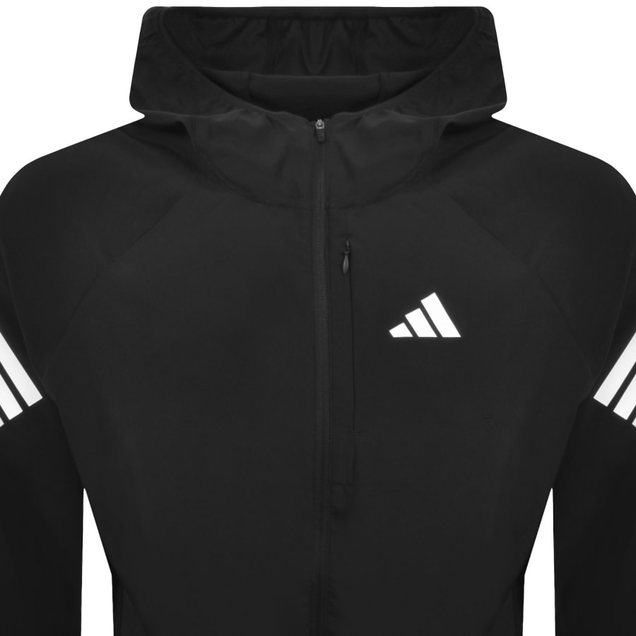 Image number 2 for adidas Sportswear 3 Stripe Jacket Black