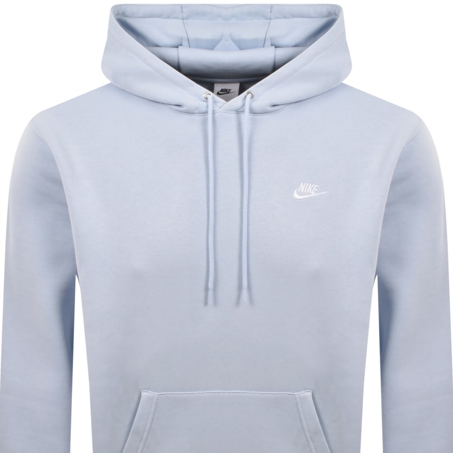 Image number 2 for Nike Club Hoodie Blue