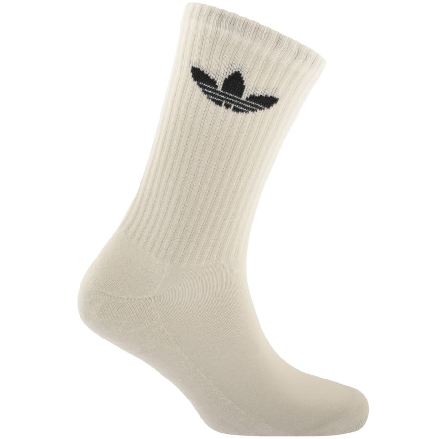 Image number 2 for adidas Originals 6 Pack Crew Socks Multi