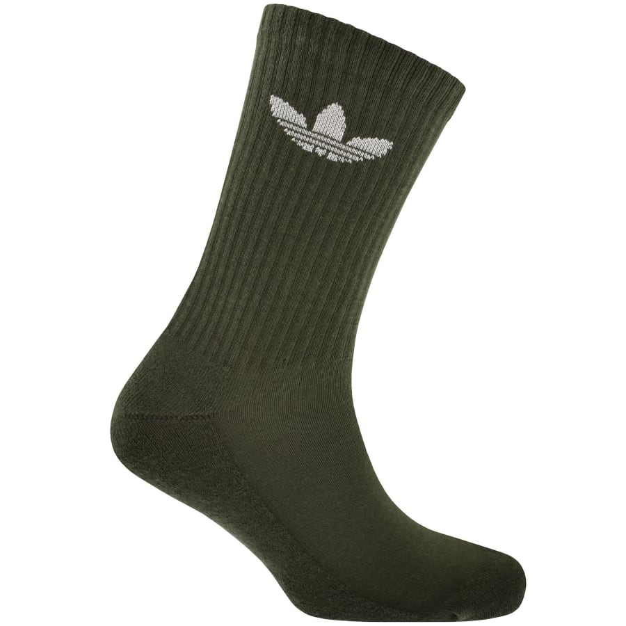 Image number 3 for adidas Originals 6 Pack Crew Socks Multi