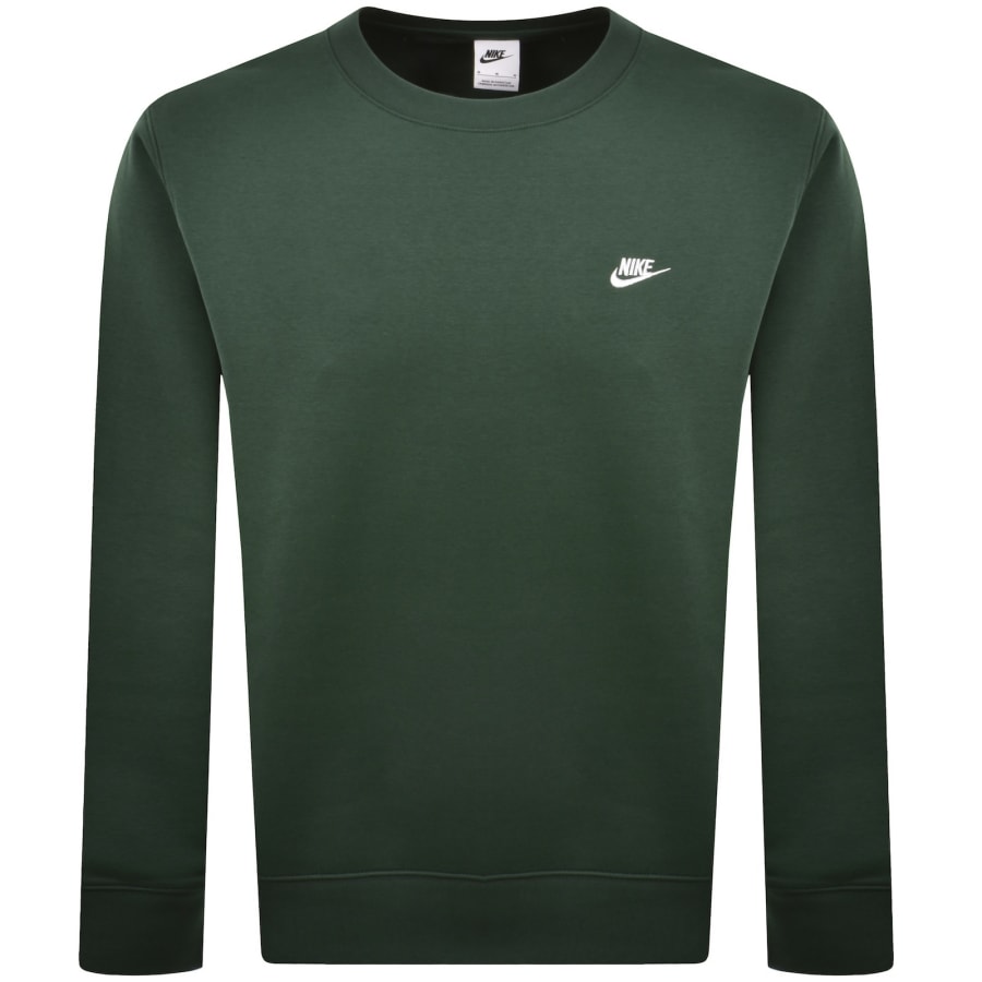 Image number 1 for Nike Crew Neck Club Sweatshirt Green