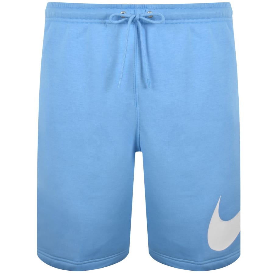 Image number 2 for Nike Club Fleece Shorts Blue
