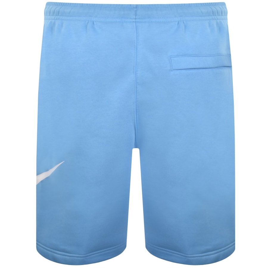 Image number 3 for Nike Club Fleece Shorts Blue