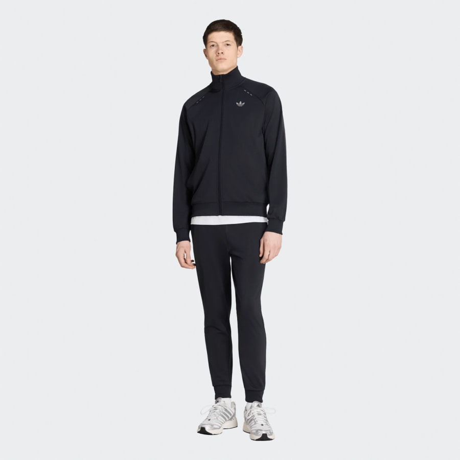 Image number 4 for adidas Originals Tech Essentials Tracksuit Grey