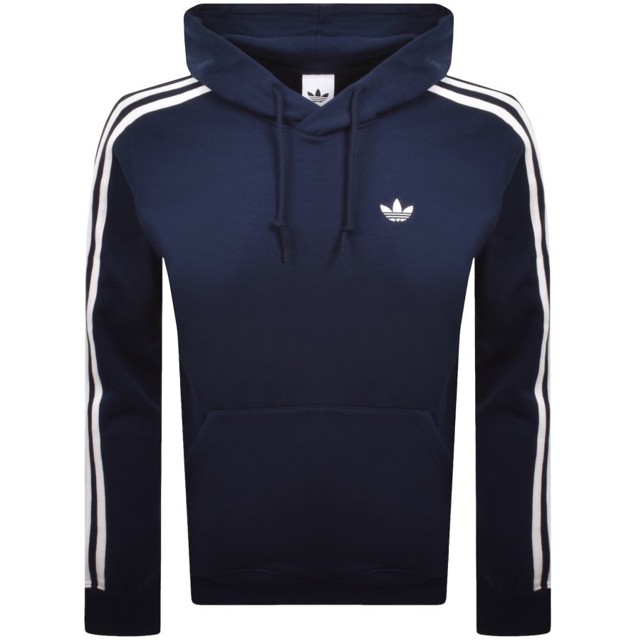 Image number 1 for adidas Originals 3 Stripes Hoodie Navy