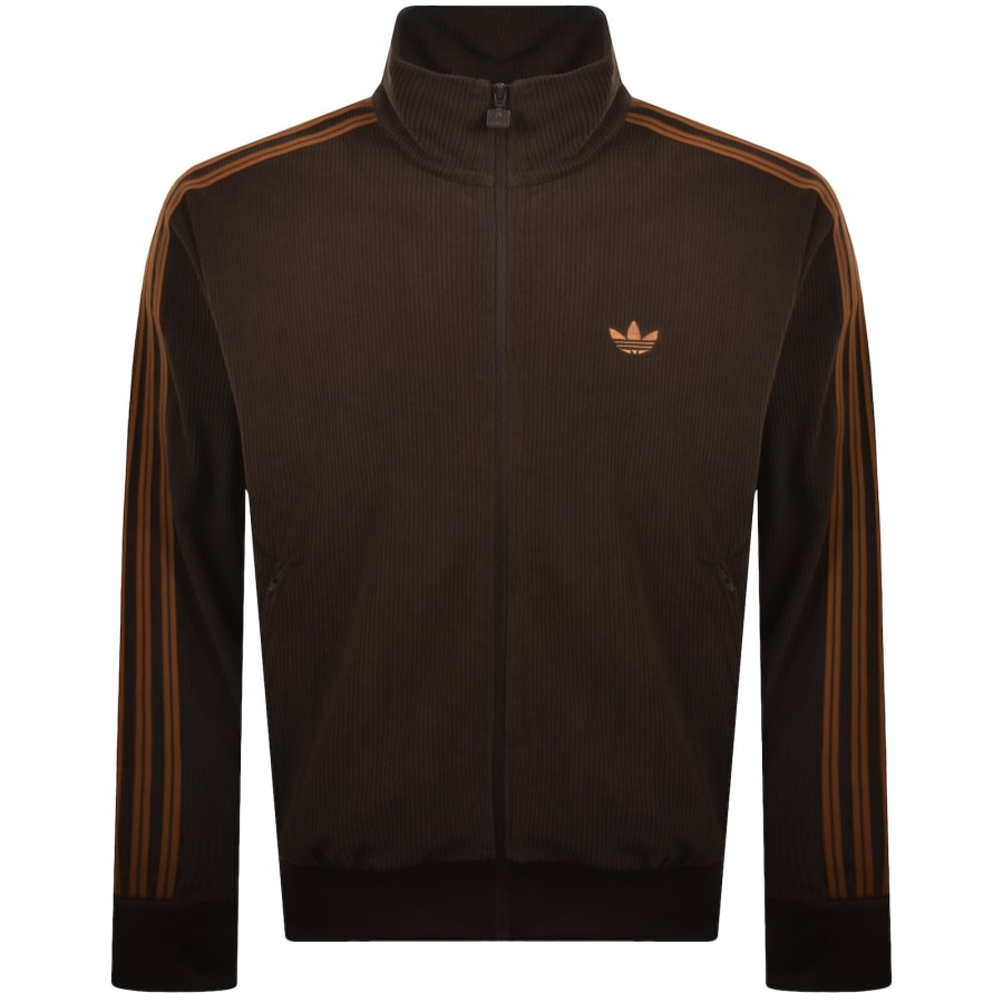 Image number 1 for adidas Originals Firebird Corduroy Track Top Brown