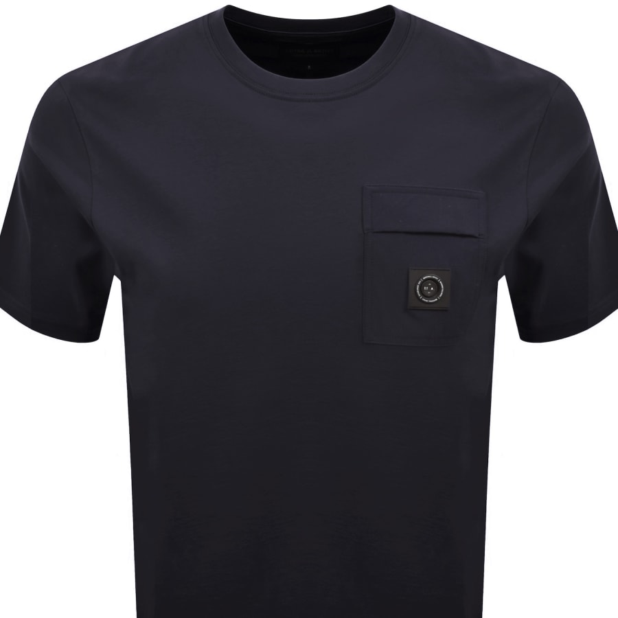 Image number 2 for Marshall Artist Kyoto Pocket T Shirt Navy