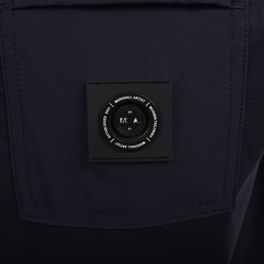 Image number 3 for Marshall Artist Kyoto Pocket T Shirt Navy