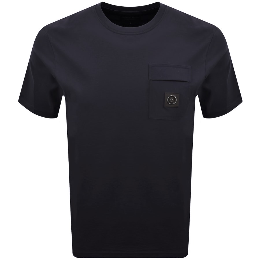 Image number 1 for Marshall Artist Kyoto Pocket T Shirt Navy