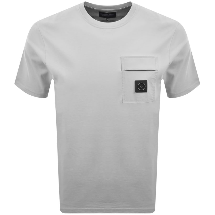 Image number 1 for Marshall Artist Kyoto Pocket T Shirt Grey