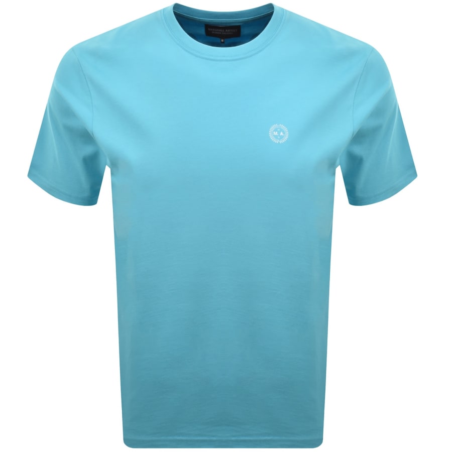 Image number 1 for Marshall Artist Delta T Shirt Cyan Blue