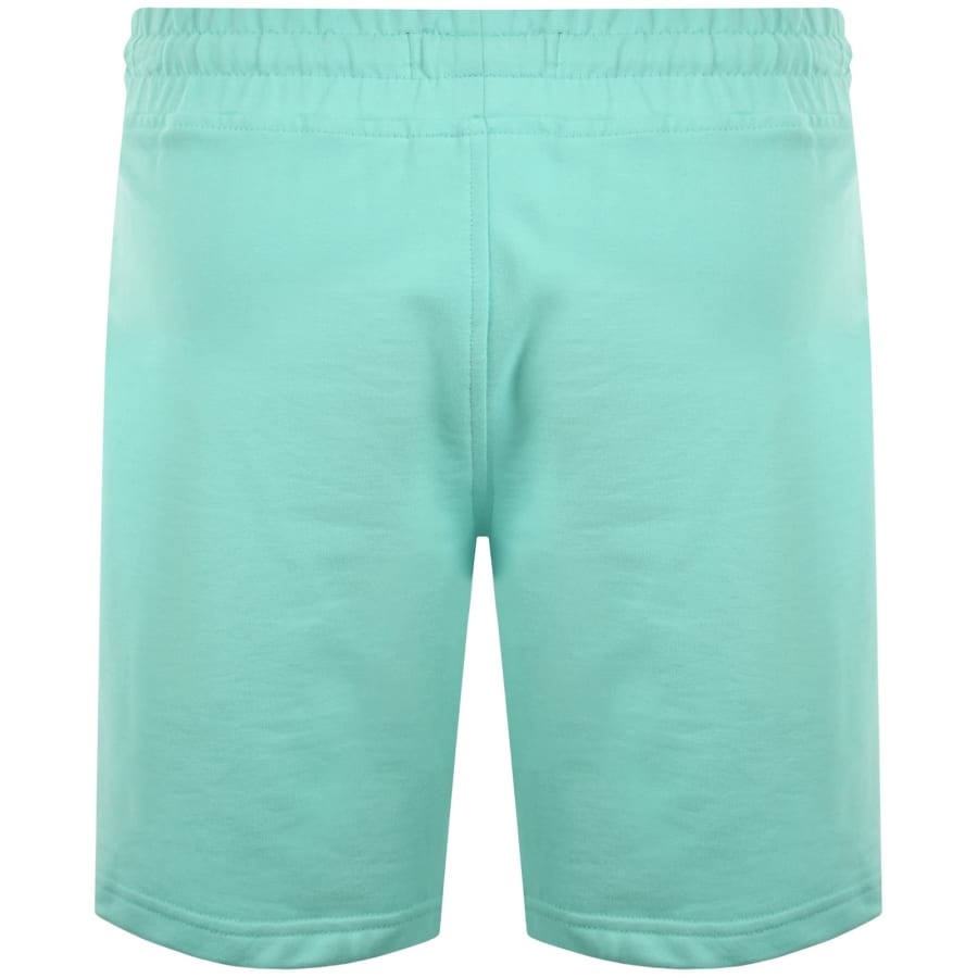 Image number 2 for Marshall Artist Delta Print Logo Shorts Green