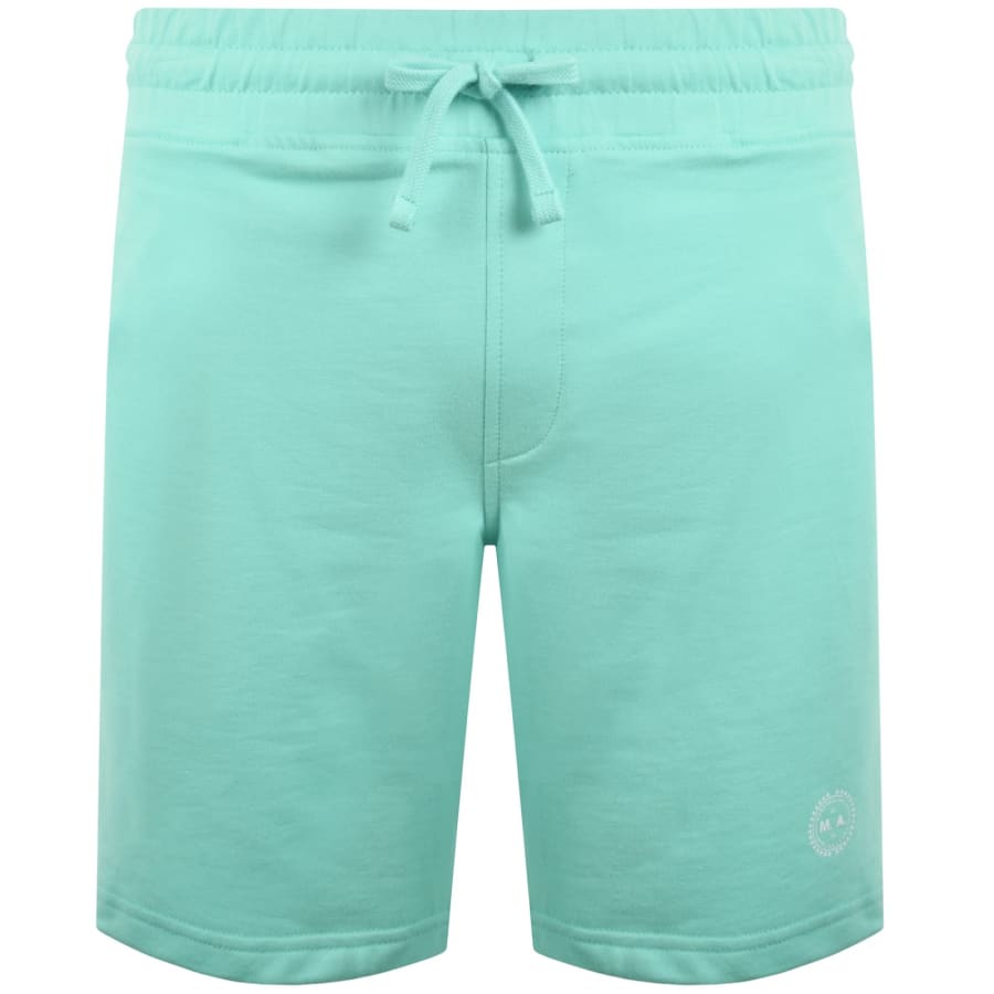 Image number 1 for Marshall Artist Delta Print Logo Shorts Green