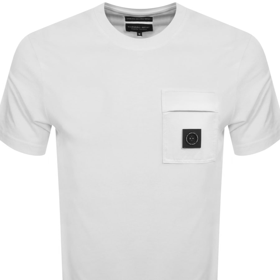 Image number 2 for Marshall Artist Kyoto Pocket T Shirt White