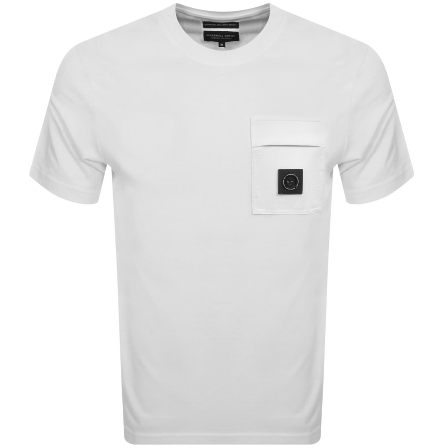 Image number 1 for Marshall Artist Kyoto Pocket T Shirt White