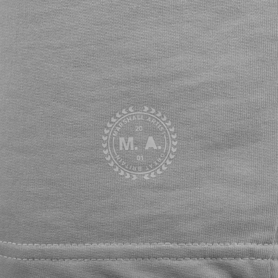Image number 3 for Marshall Artist Delta Print Logo Shorts Grey