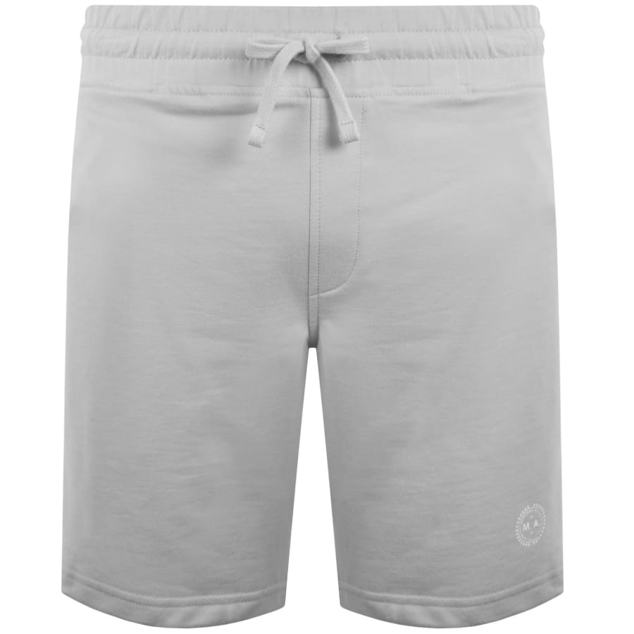 Image number 1 for Marshall Artist Delta Print Logo Shorts Grey