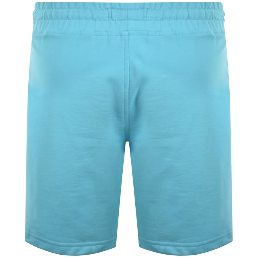 Image number 2 for Marshall Artist Delta Print Logo Shorts Blue