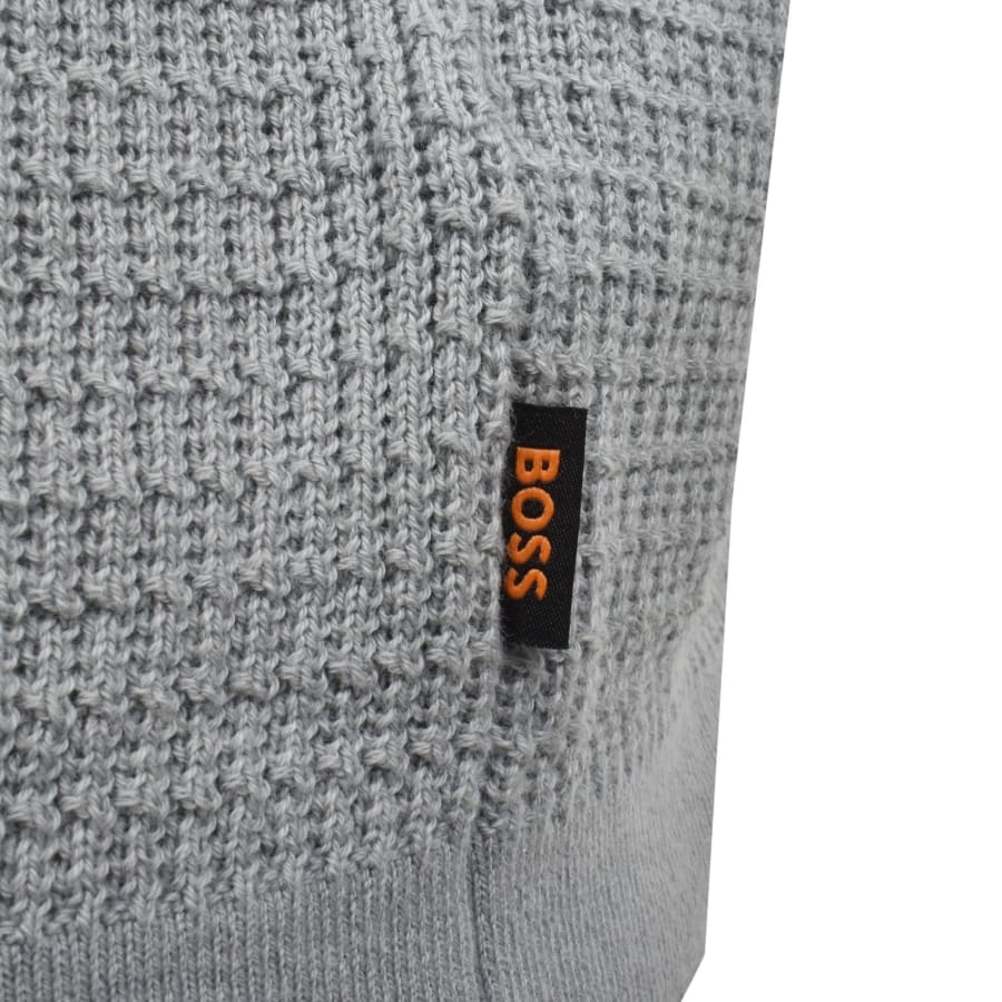 Image number 4 for BOSS Akepalo Knit Polo Shirt Blue