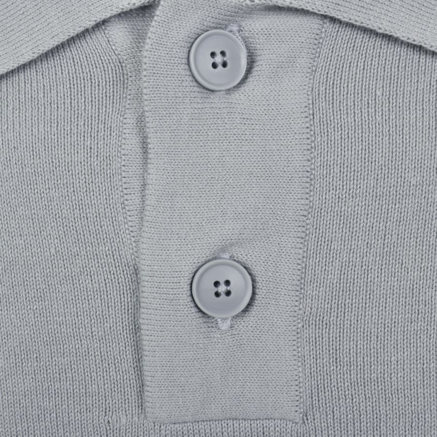 Image number 4 for BOSS Asac P Knit Long Sleeve Polo T Shirt Blue